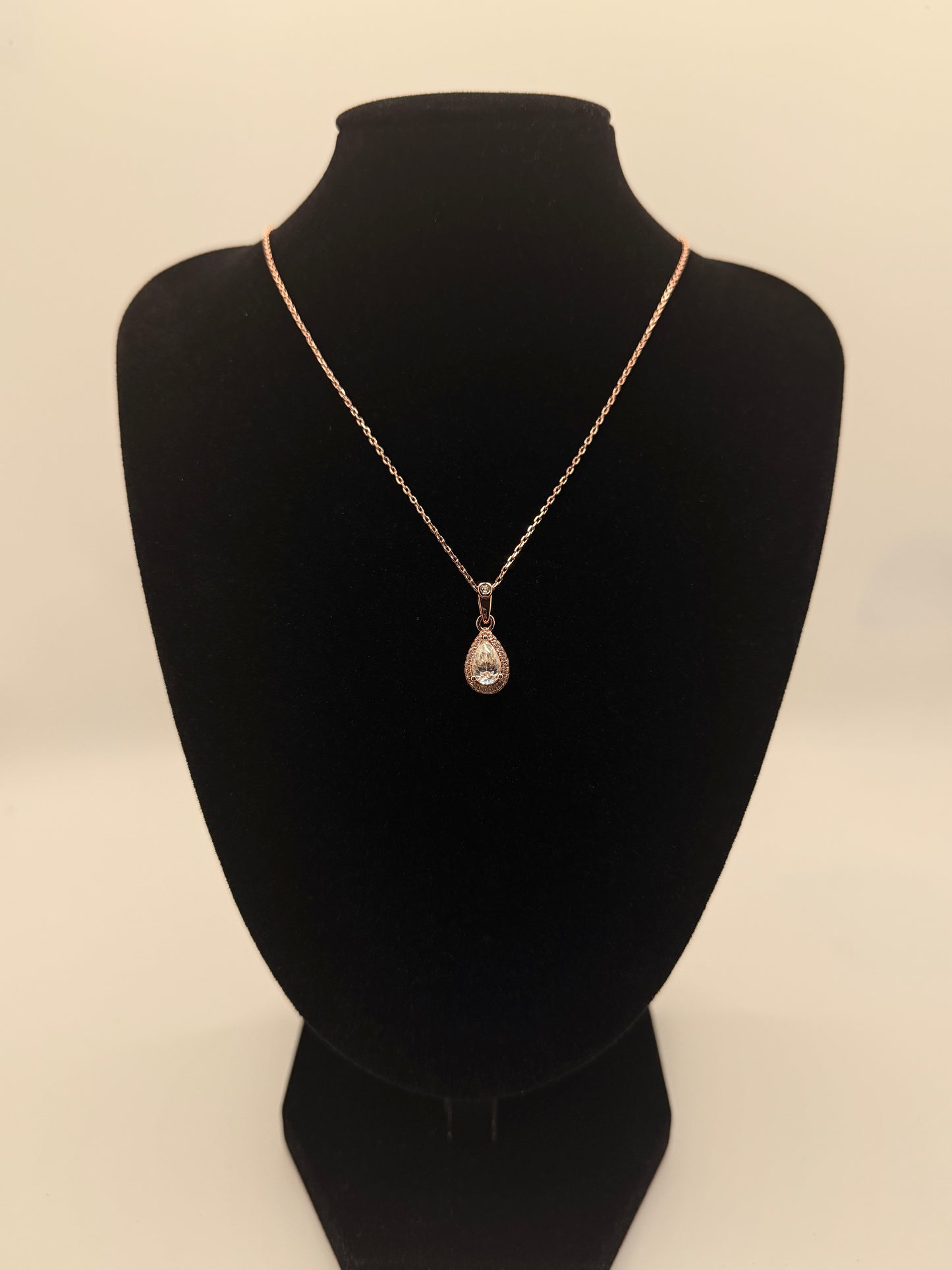 Rose Gold Pear - Vermeil