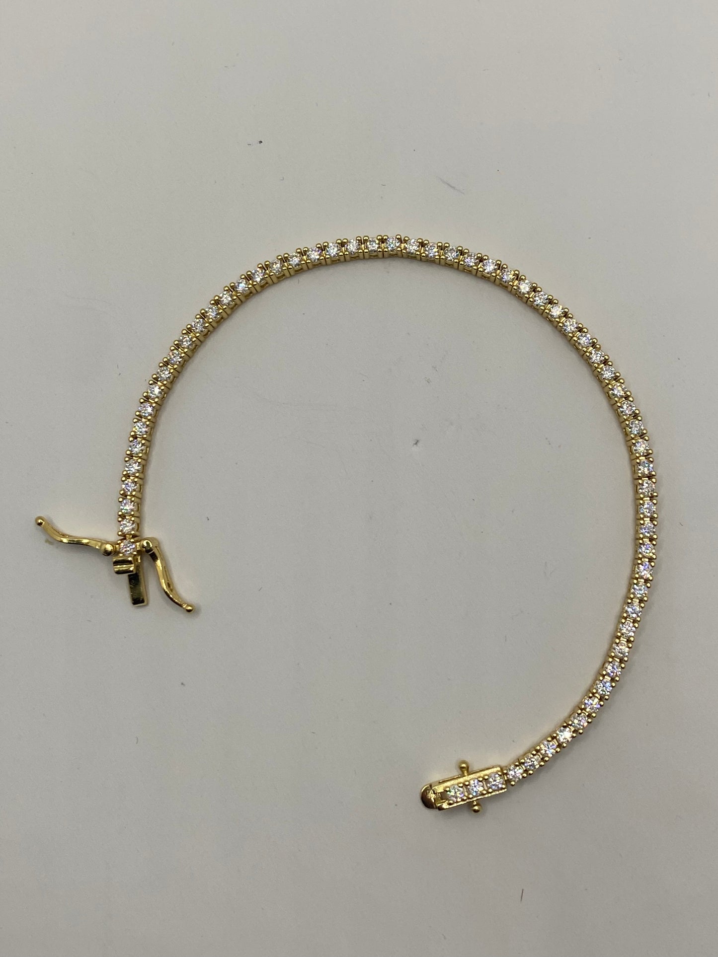 Tennis Bracelet 2mm - Vermeil