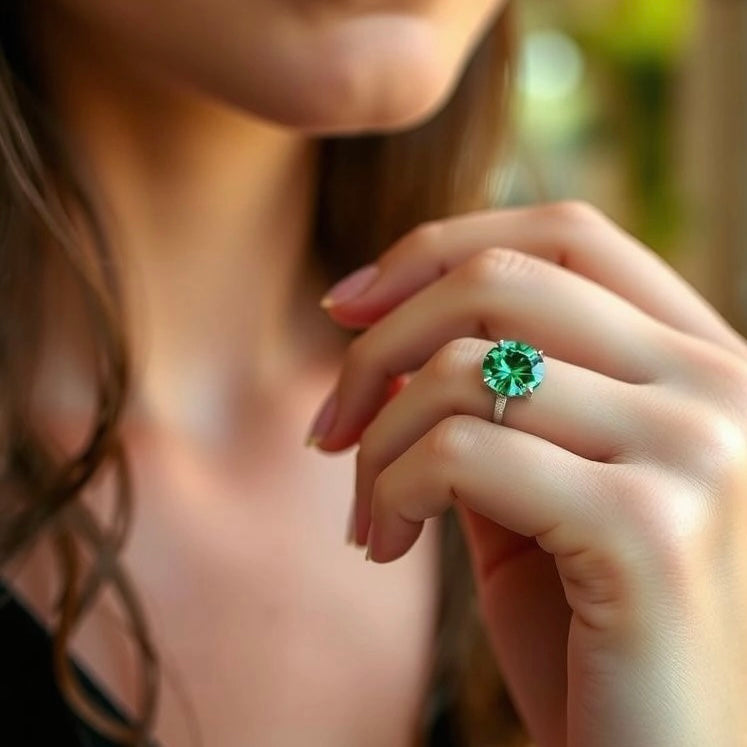 Colored Moissanite