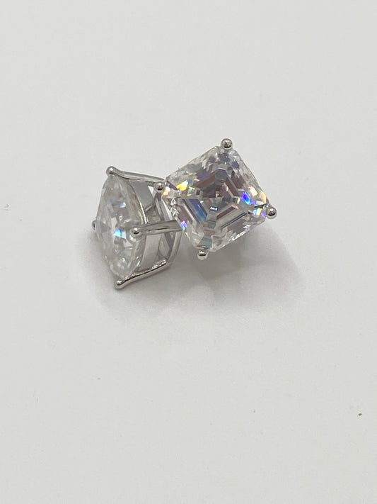 Princess Cut Earrings