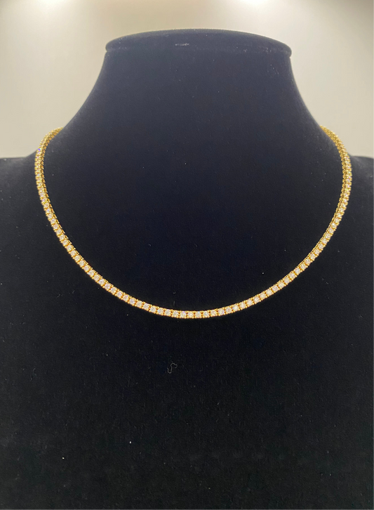 Tennis Chain 2mm- Vermeil