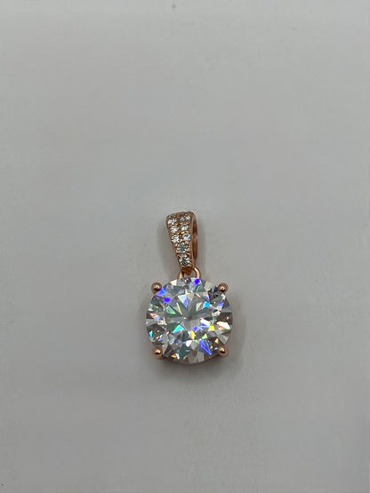 Rose Solitaire Pendant
