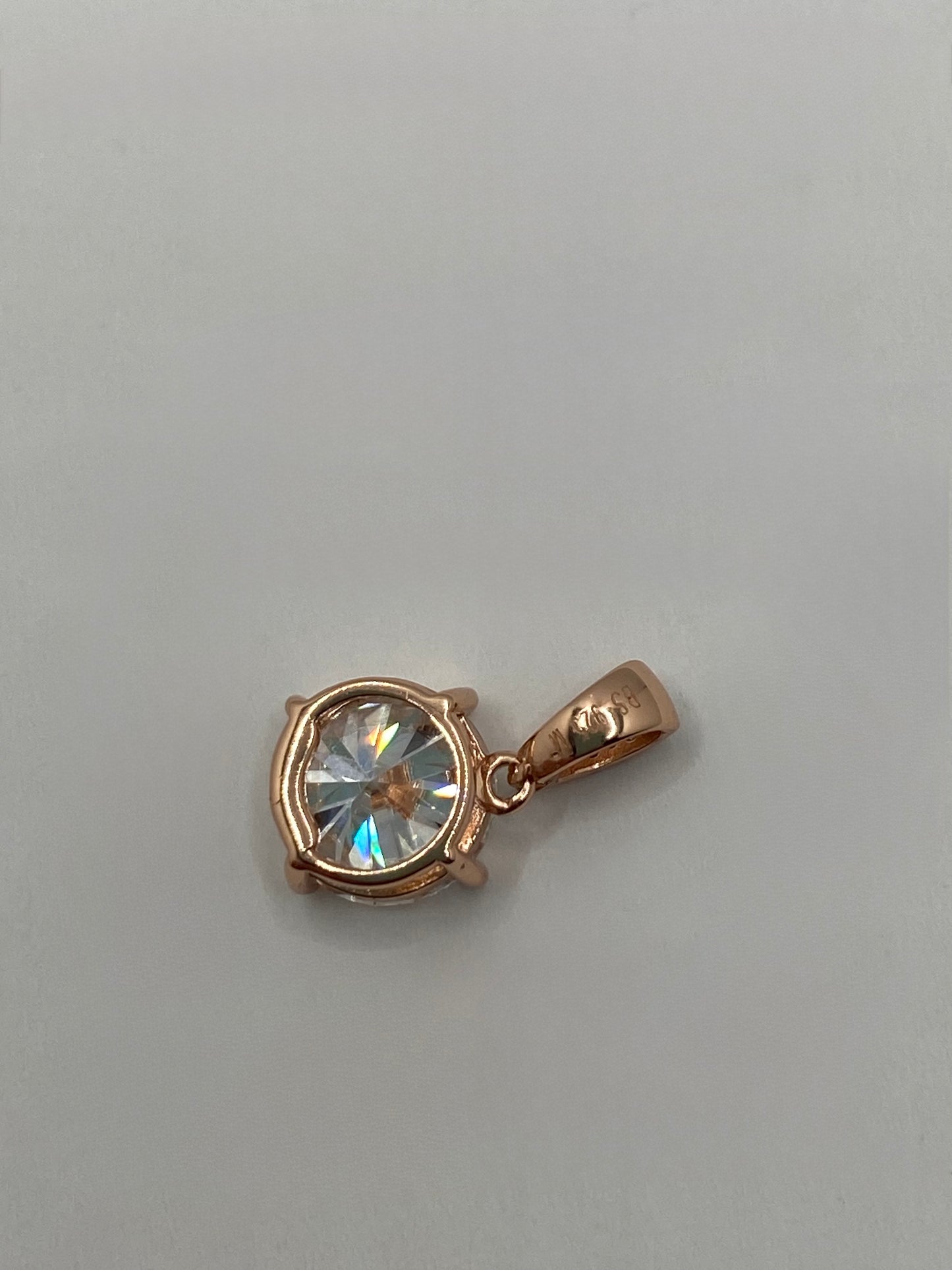 Rose Solitaire Pendant