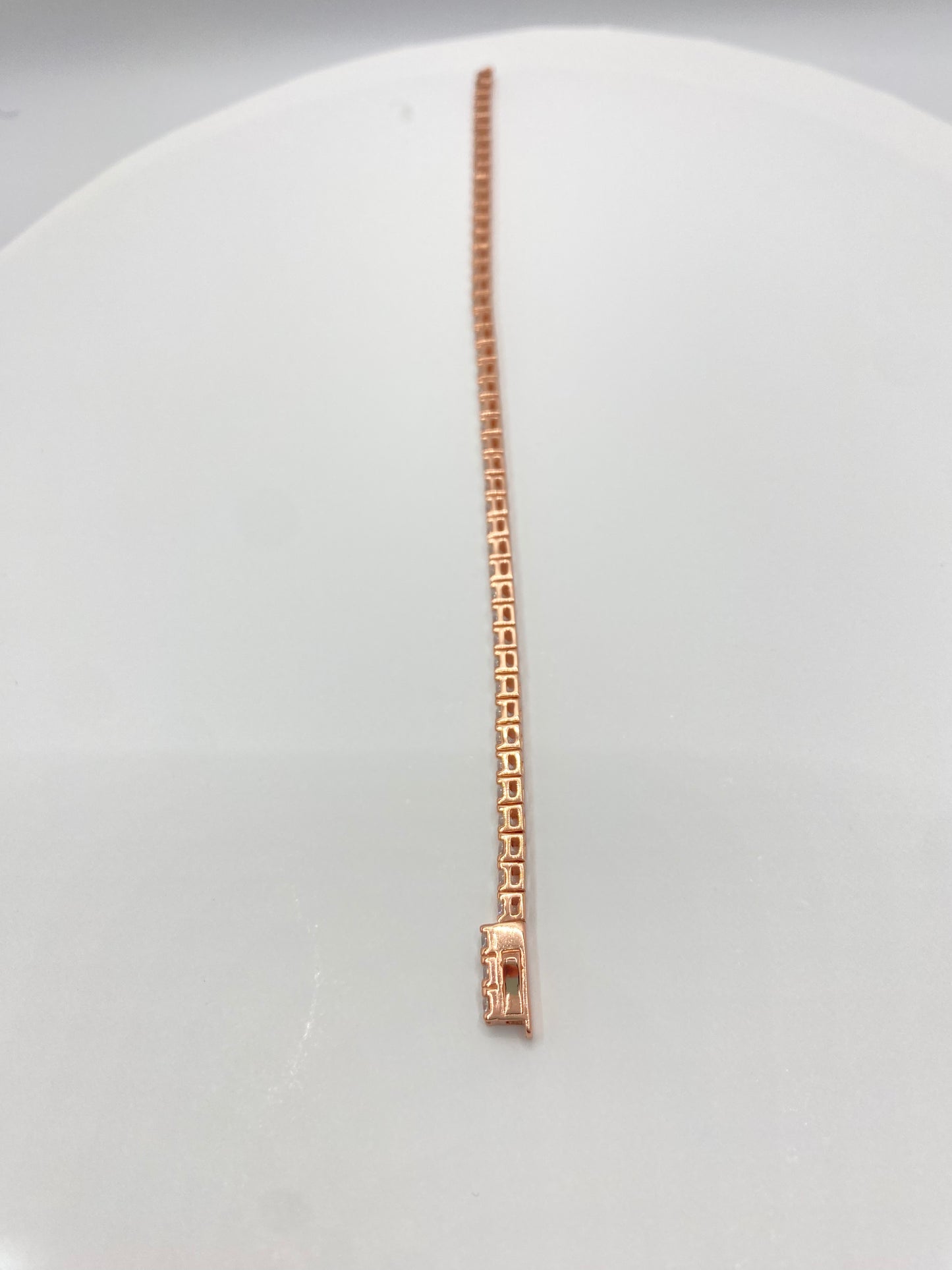 Tennis Bracelet 3mm - Rose Gold Vermeil
