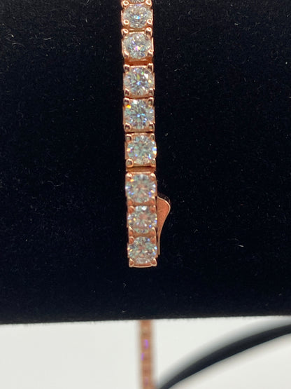Tennis Bracelet 3mm - Rose Gold Vermeil