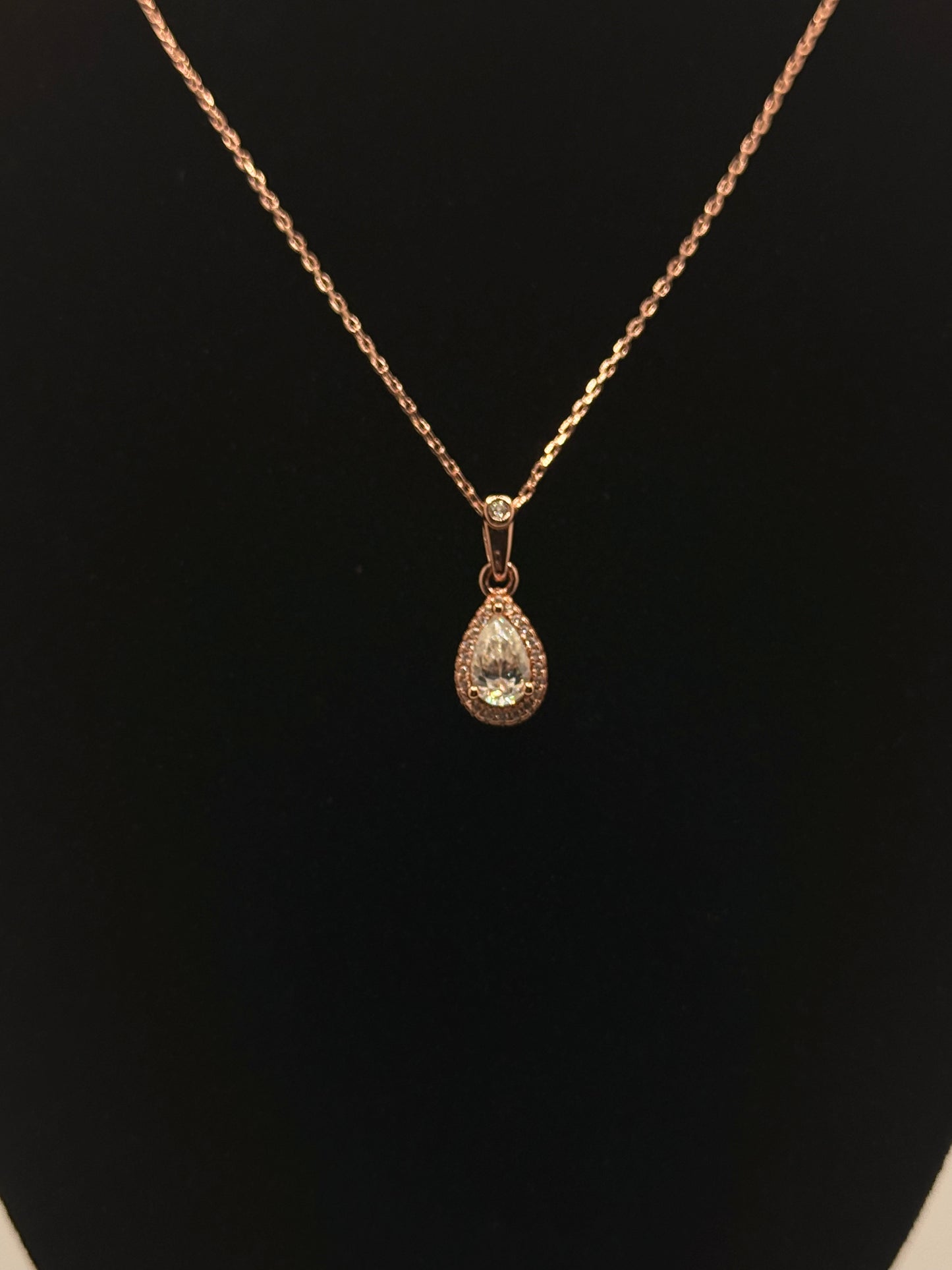 Rose Gold Pear - Vermeil