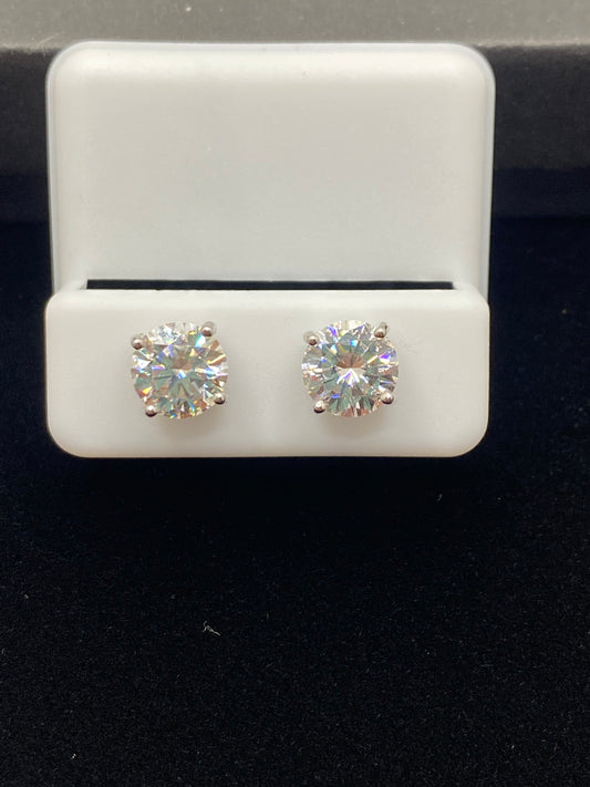 Sterling Studs - 2 CT