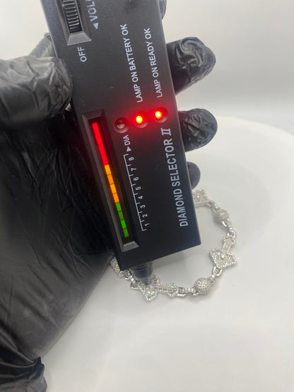 Baguette Cross Bracelet