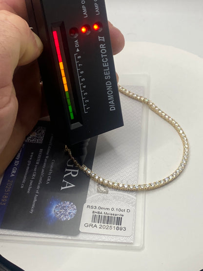 Tennis Bracelet - 3mm Vermeil