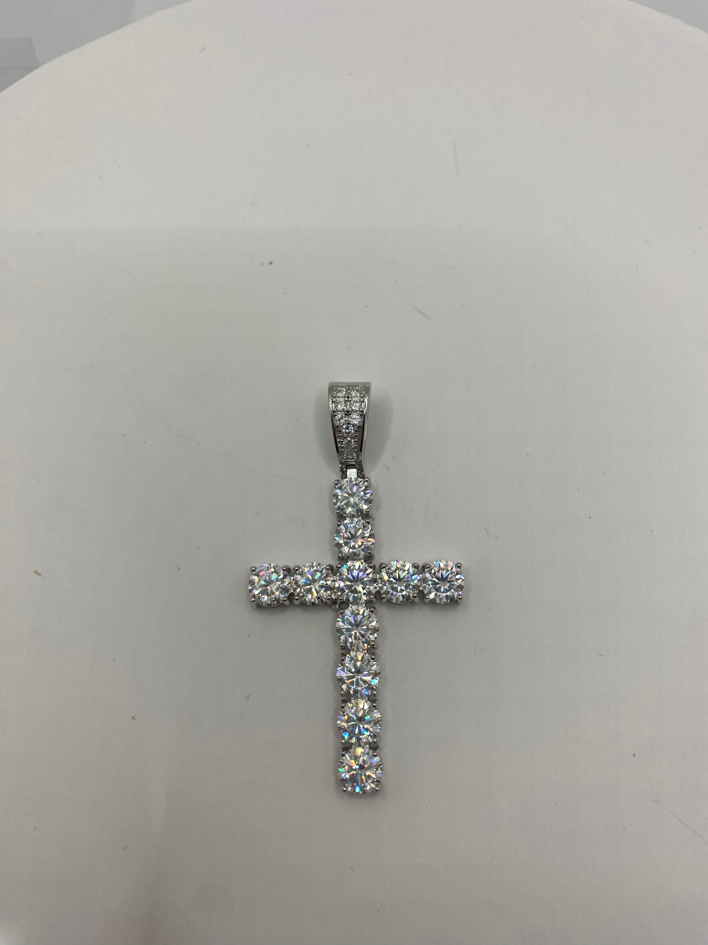 Moissanite Cross
