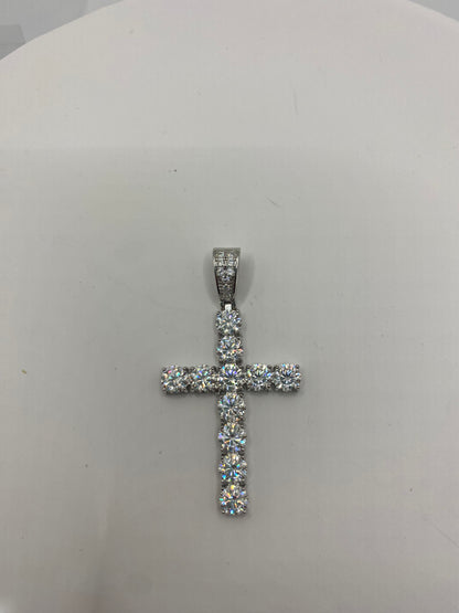 Moissanite Cross