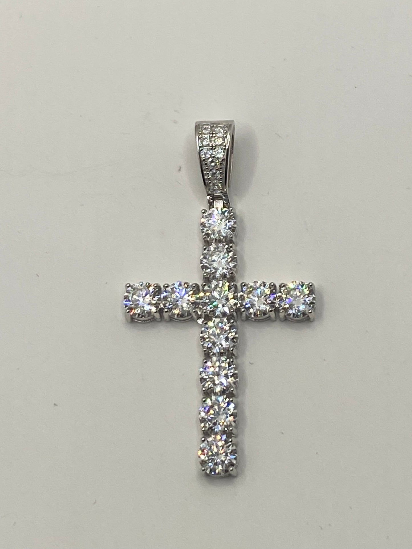 Moissanite Cross