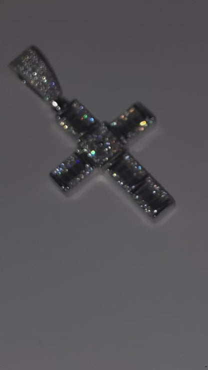 Baguette Cross Pendant