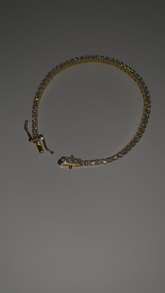 Tennis Bracelet 2mm - Vermeil