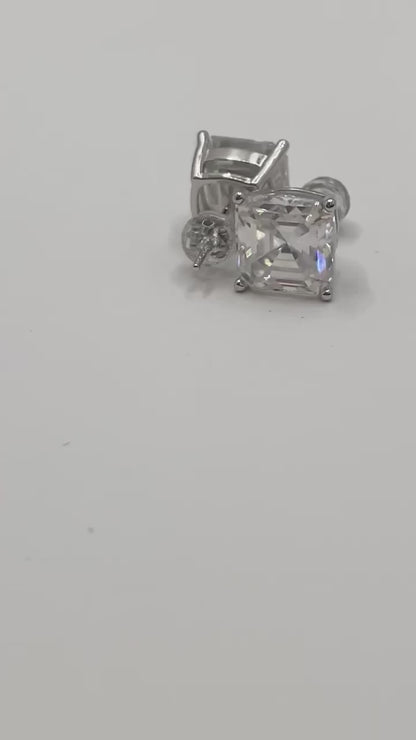 Princess Cut Earrings
